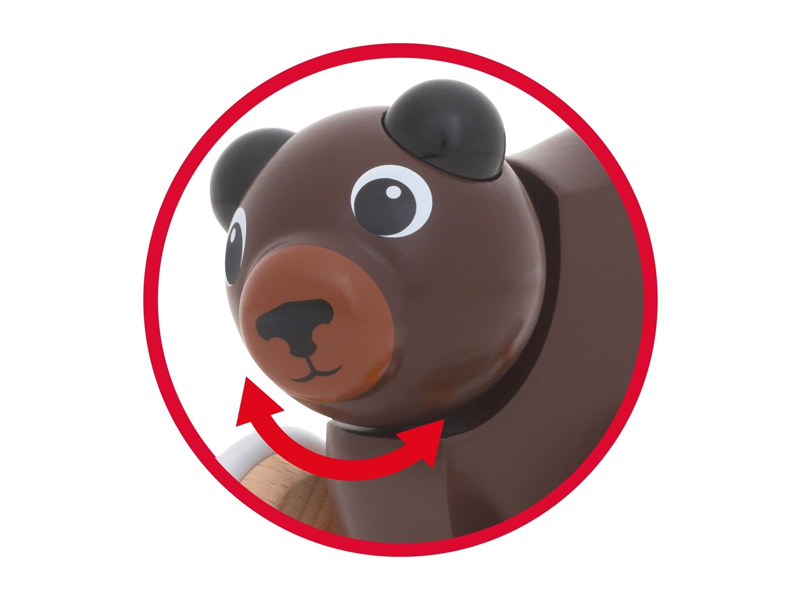 Brio Push Along Bear Brio Push Along Bear